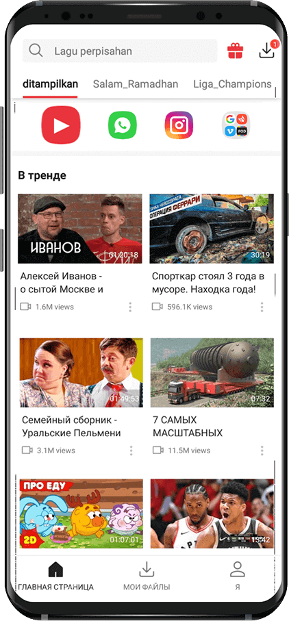 VidMate App Interface
