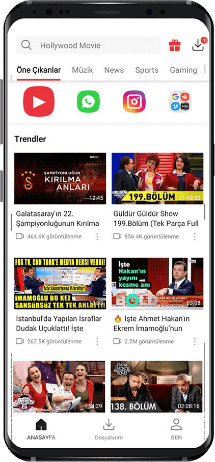 VidMate App Interface